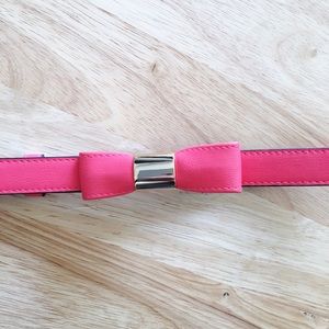Loft Pink Bow Belt